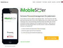 Tablet Screenshot of imobilesitter.com